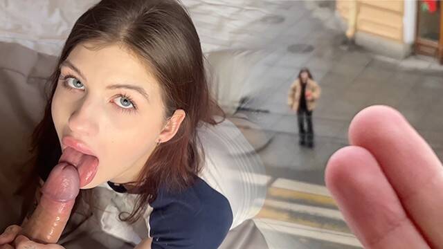 Пикапер позвал русскую телку с балкона к себе домой и трахнул