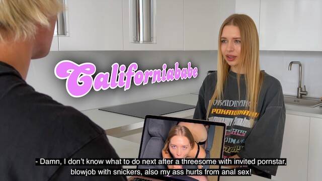 Красивая сводная сестра снова дала сводному брату трахнуть себя