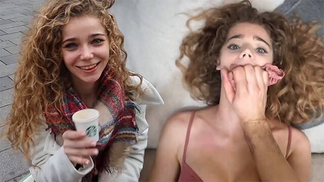 Трахает сучку с трусиками во рту в разных позах